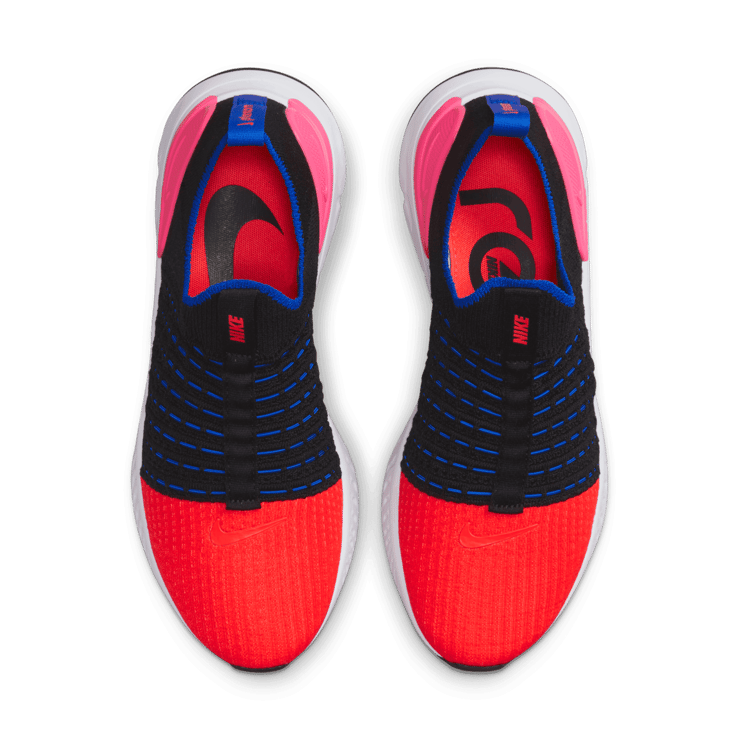 Nike React Phantom Run Flyknit 2 Black Hyper Pink (W) Angle 1