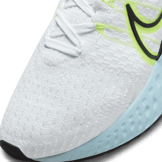 Nike React Infinity Run Flyknit 3 White Volt Bright Crimson (W) Angle 4