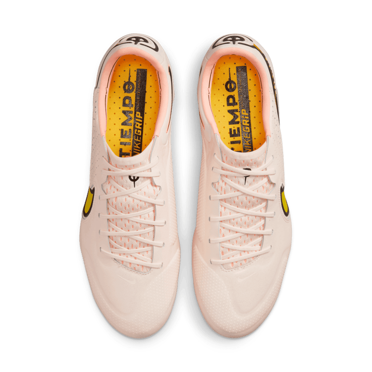 Nike Tiempo Legend 9 Elite FG Guava Ice Sunset Glow Angle 1