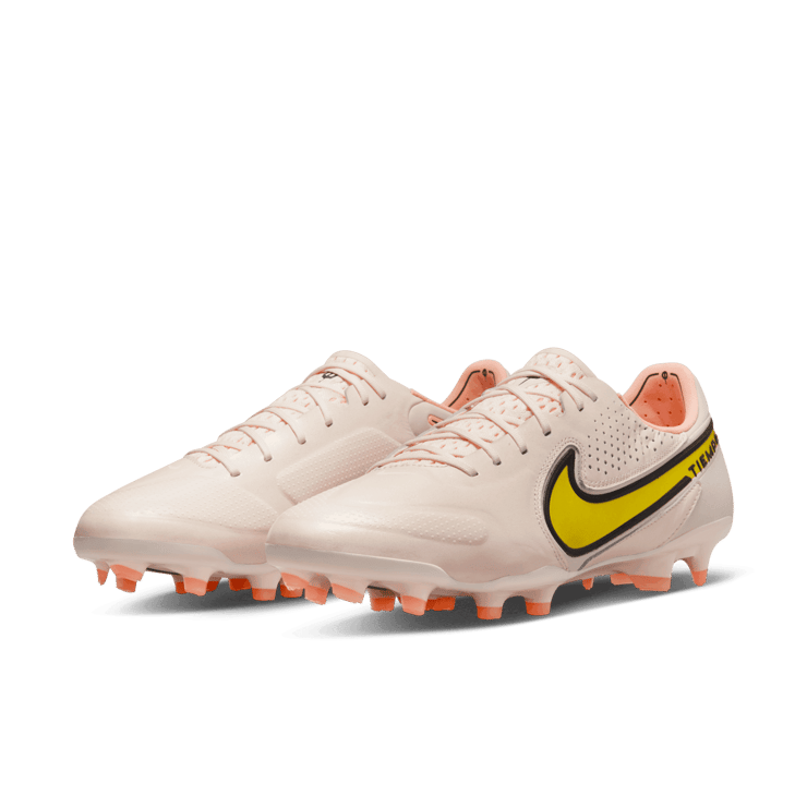 Nike Tiempo Legend 9 Elite FG Guava Ice Sunset Glow Angle 2