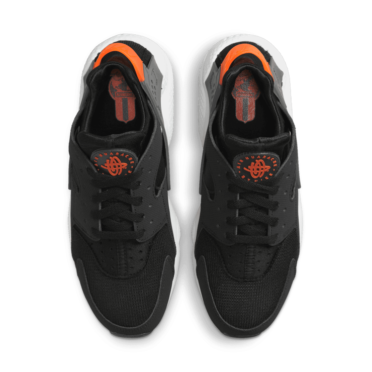 Nike Air Huarache Black Safety Orange Angle 1