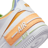 Nike Air Force 1 Low Shadow White Peach Cream Lime (W) Angle 5