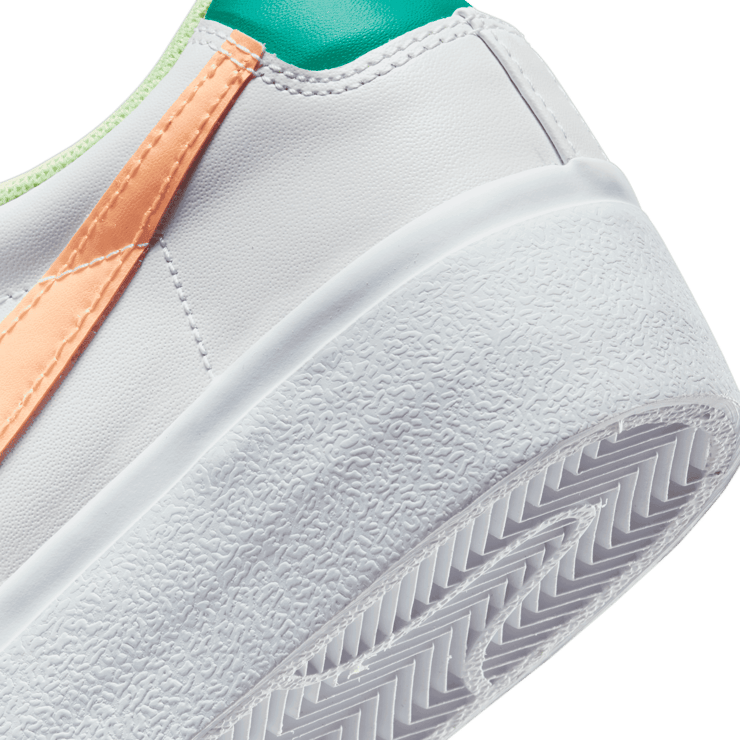 Nike Blazer Low Platform Peach Cream Light Thistle (W) Angle 5