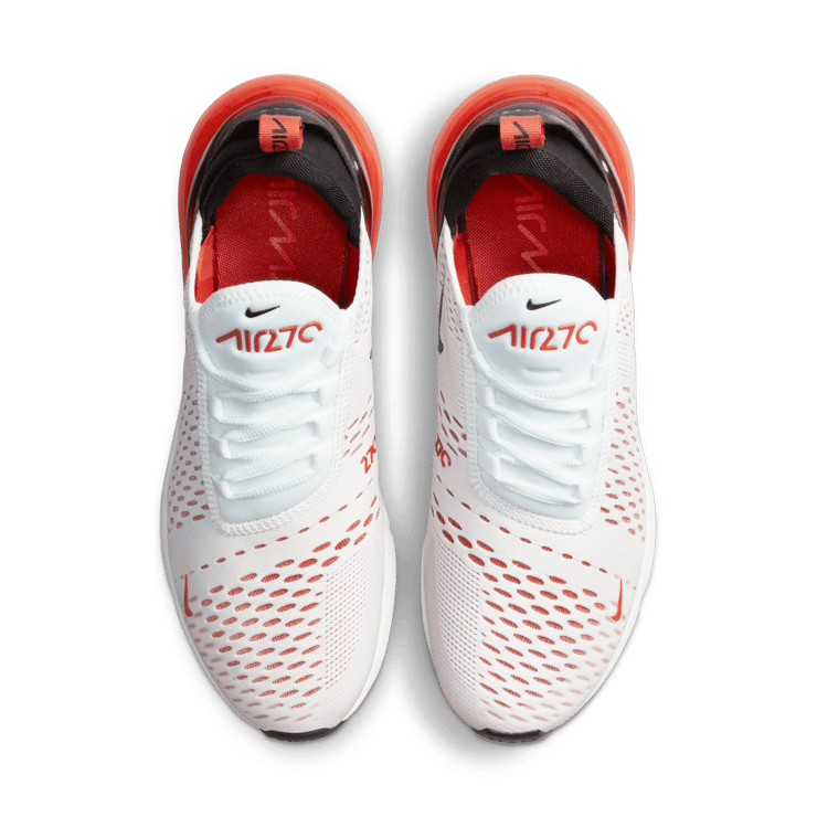 Air Max 270 White Mantra Orange (W) Angle 1