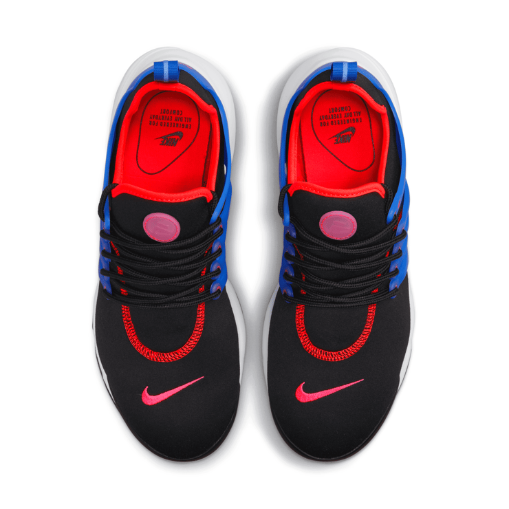 Nike Air Presto Black Blue Red Angle 2