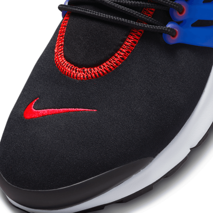 Nike Air Presto Black Blue Red Angle 5