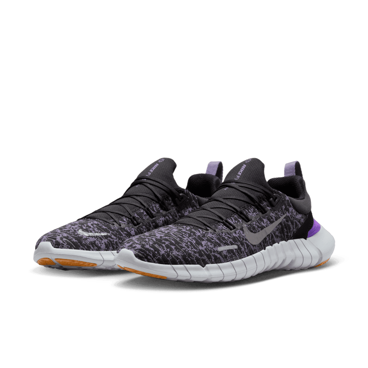 Nike Free Run 5.0 Black Canyon Purple Angle 2
