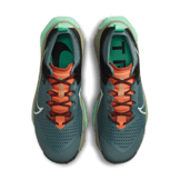 Nike ZoomX Zegama Trail Light Slate Grey Glow Green Bone Black Angle 1