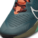 Nike ZoomX Zegama Trail Light Slate Grey Glow Green Bone Black Angle 4