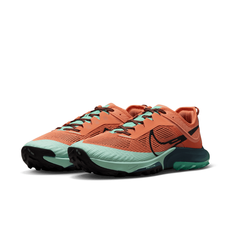 Nike Air Zoom Terra Kiger 8 Orange Trance Mint Foam Angle 2