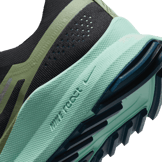 Nike React Pegasus Trail 4 Black Mint Foam Alligator Angle 5