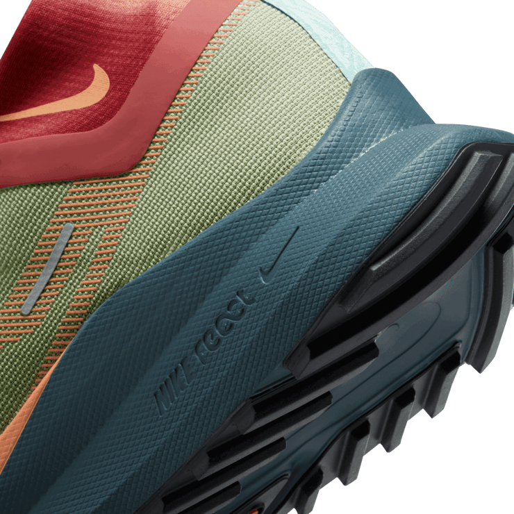Nike React Pegasus Trail 4 Gore-Tex Alligator Orange Trance Angle 5