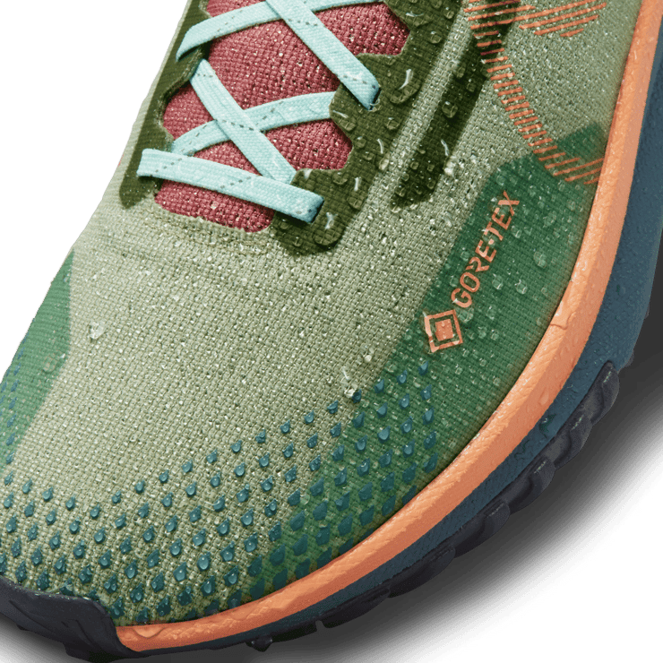 Nike React Pegasus Trail 4 Gore-Tex Alligator Orange Trance Angle 8