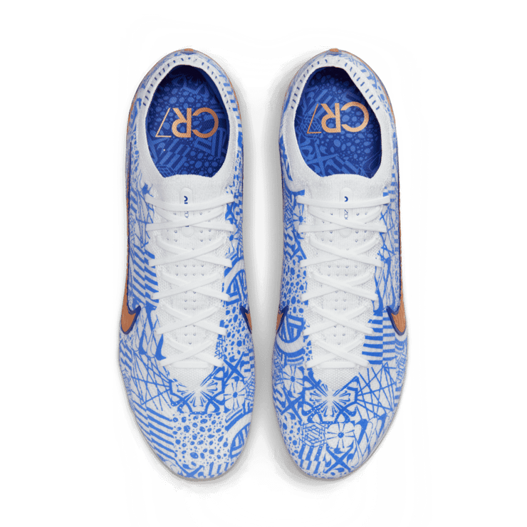Nike Zoom Mercurial Vapor 15 Elite FG Pro CR7 Azulejo Angle 1