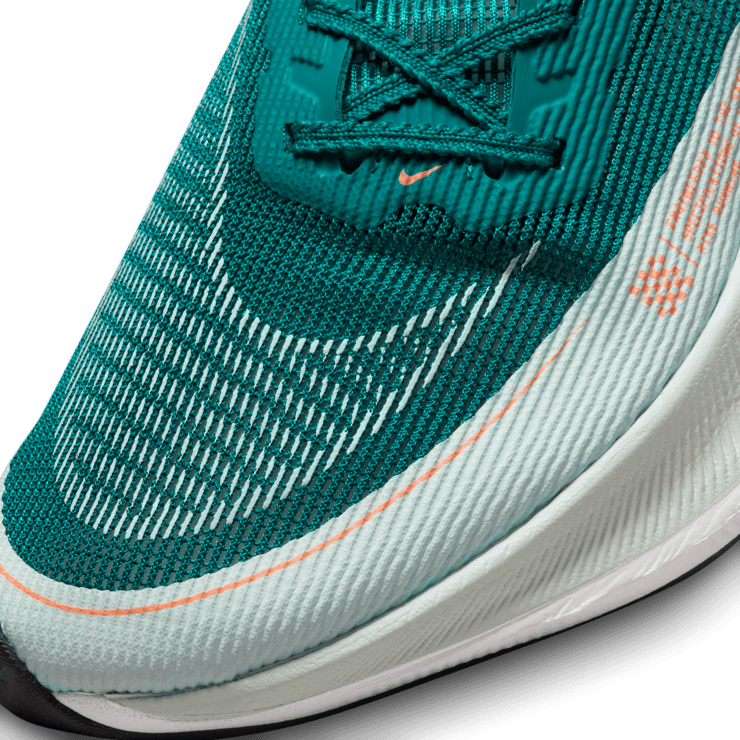Nike ZoomX Vaporfly Next% 2 Bright Spruce Peach Cream Angle 4