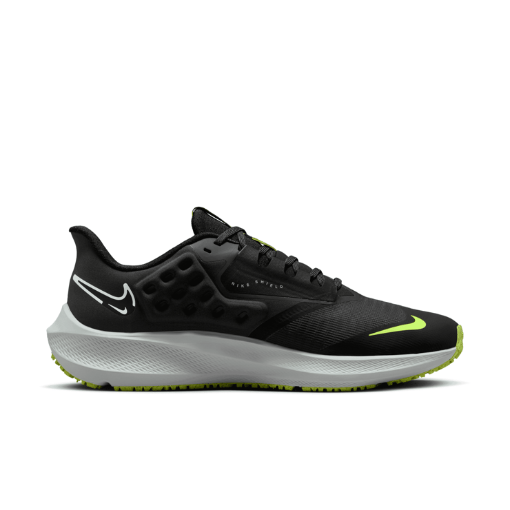Nike Air Zoom Pegasus 39 Shield Black Dark Smoke Grey Volt Angle 0