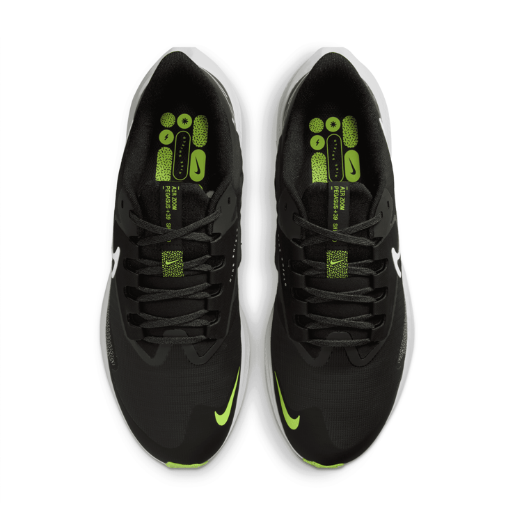 Nike Air Zoom Pegasus 39 Shield Black Dark Smoke Grey Volt Angle 1