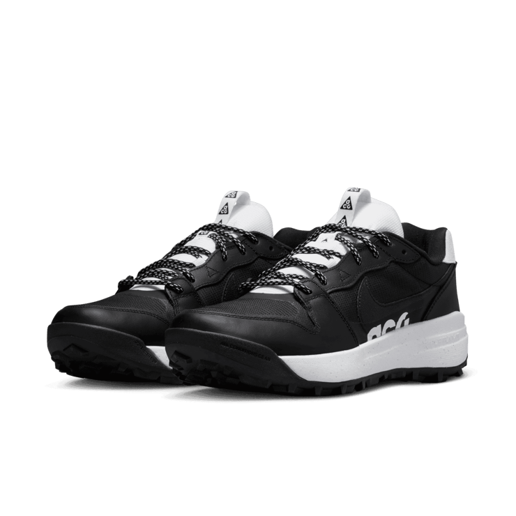 Nike ACG Lowcate Black White Angle 3