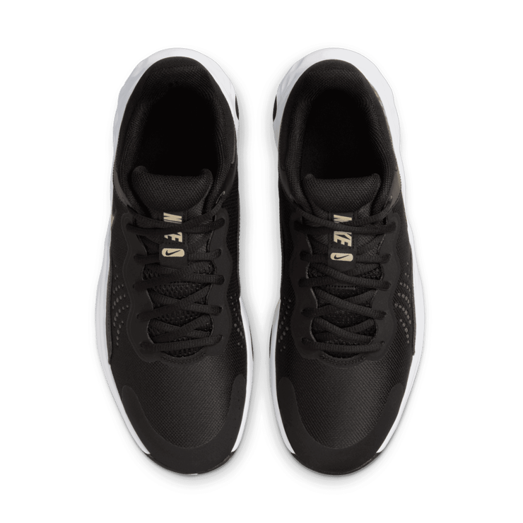 Nike Fly.By Mid 3 Black Metallic Gold Star Angle 1