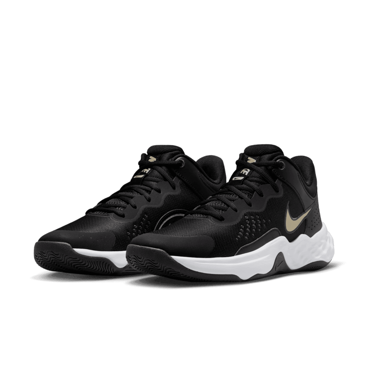 Nike Fly.By Mid 3 Black Metallic Gold Star Angle 2