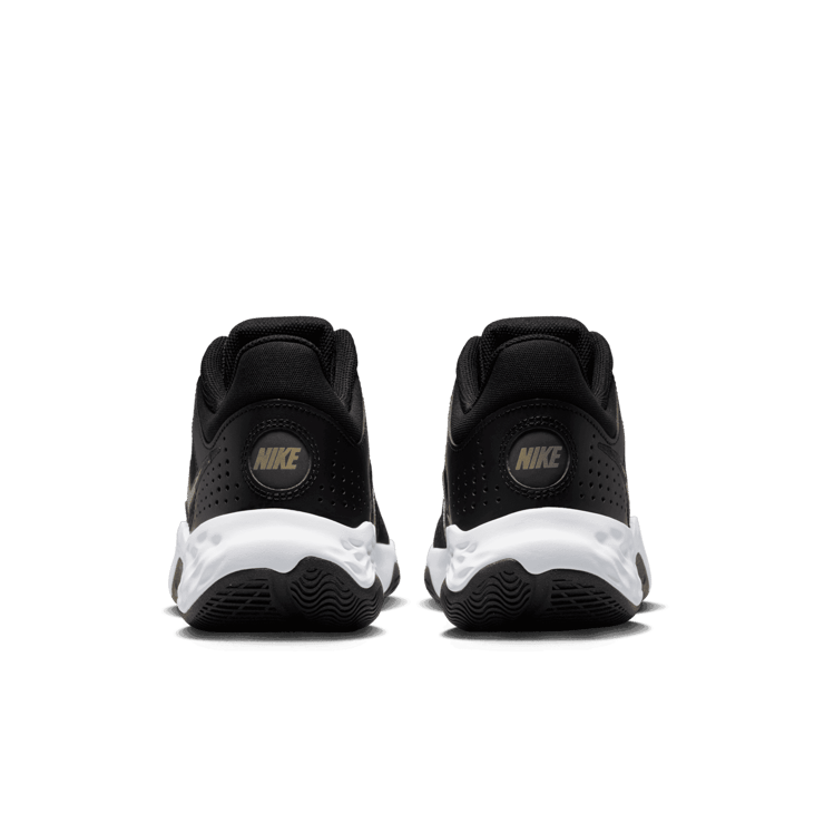 Nike Fly.By Mid 3 Black Metallic Gold Star Angle 3