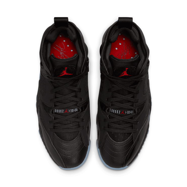 Jordan Jumpman Two Trey Black University Red Angle 1