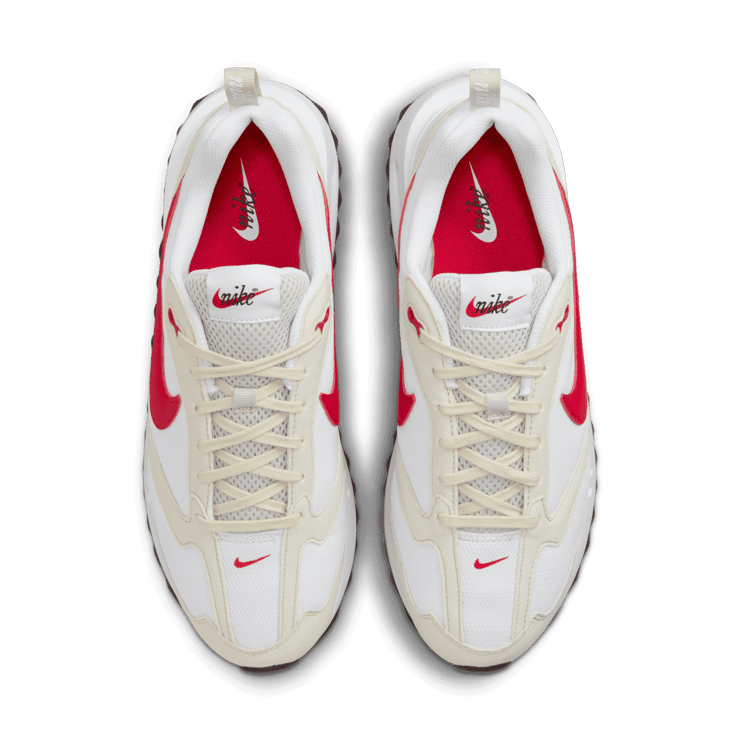 Nike Air Max Dawn Light Bone University Red Angle 2