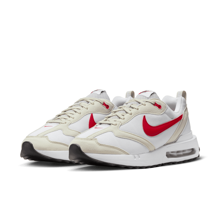 Nike Air Max Dawn Light Bone University Red Angle 3