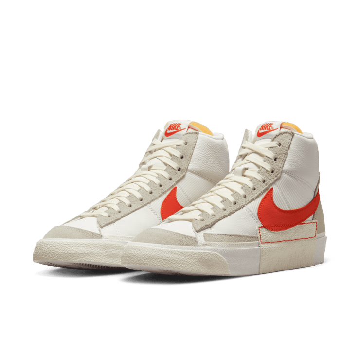 Nike Blazer Mid 77 Remastered Pro Club Habanero Red Angle 3