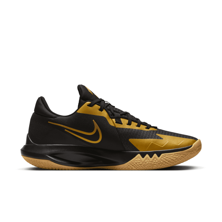 Nike Precision 6 Black Metallic Gold Angle 1
