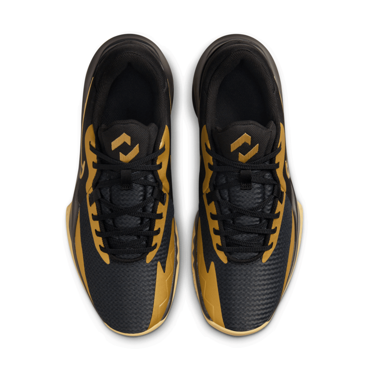 Nike Precision 6 Black Metallic Gold Angle 2