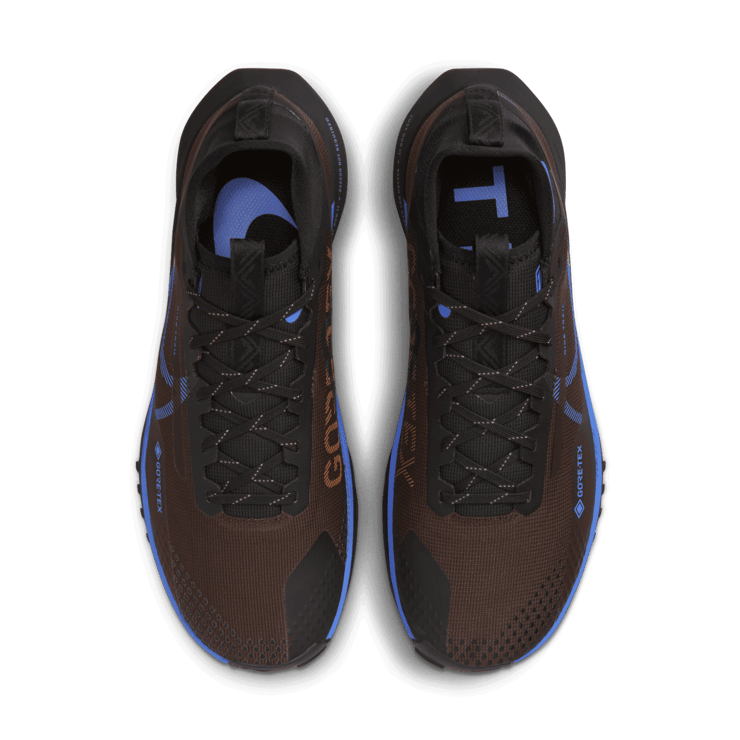 Nike React Pegasus Trail 4 Gore-Tex Brown Blue Black Angle 1