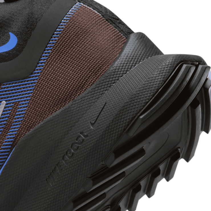Nike React Pegasus Trail 4 Gore-Tex Brown Blue Black Angle 5