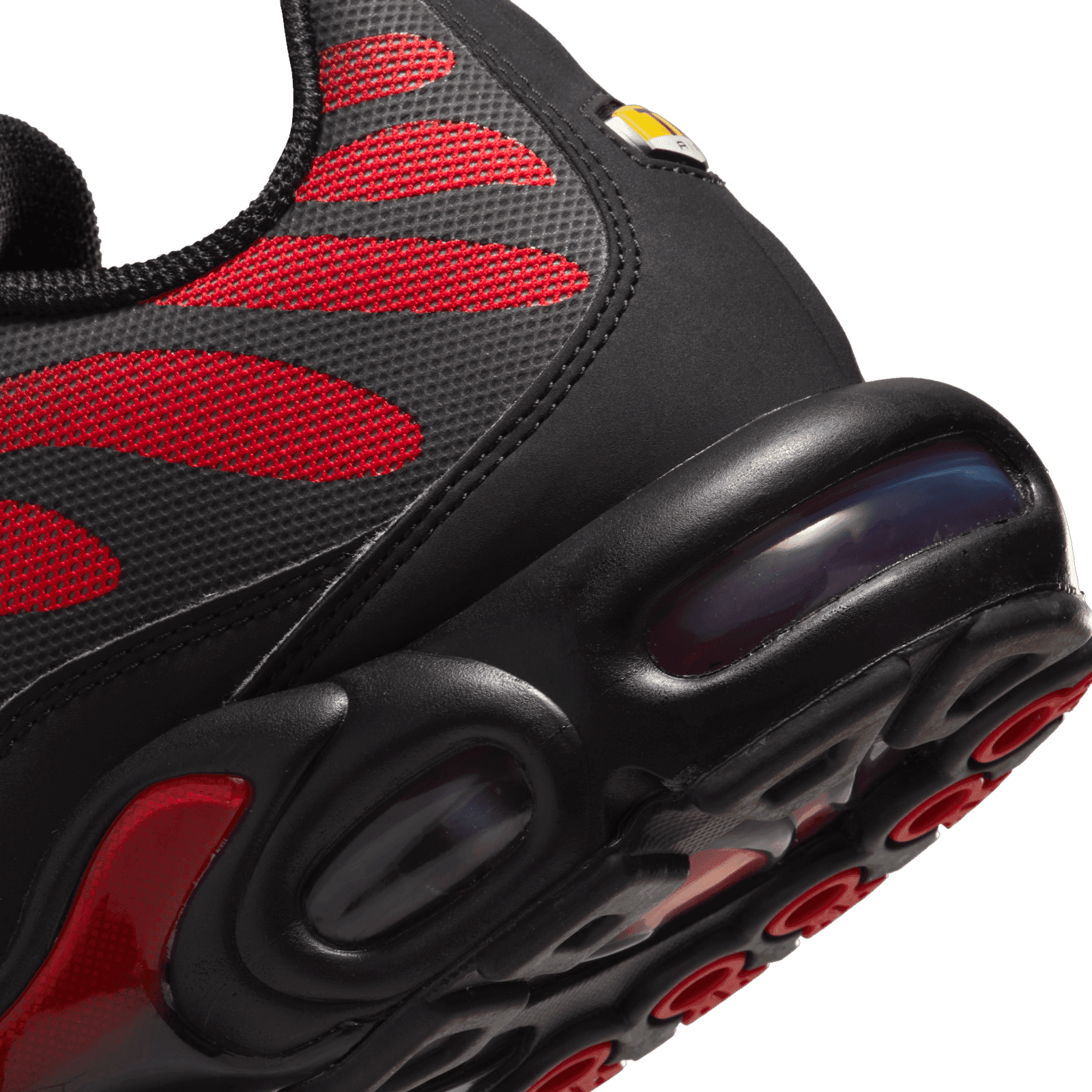 nike air max plus black red reflective