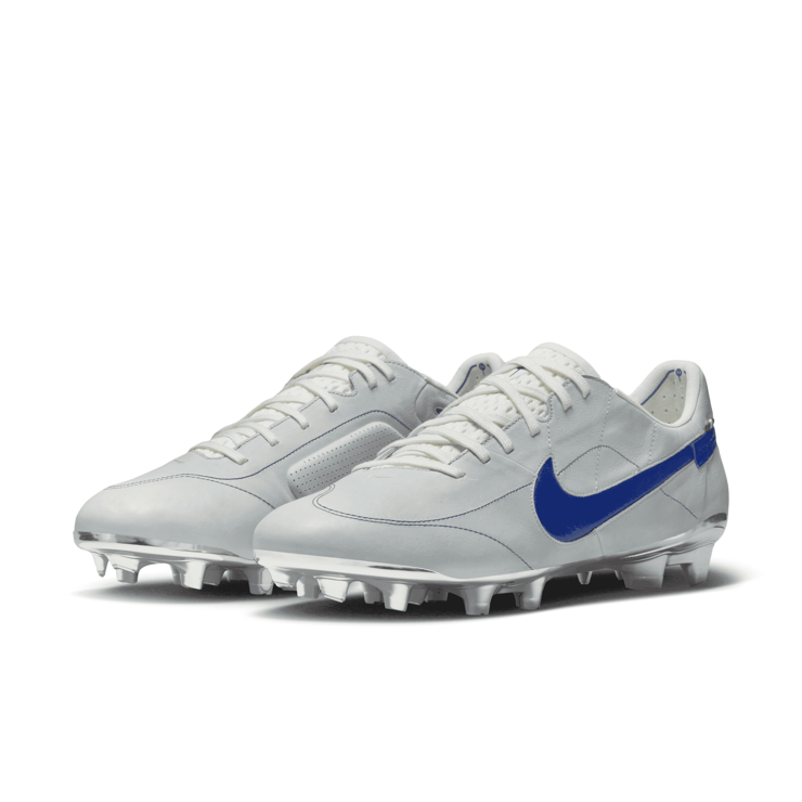 Nike Tiempo Legend 9 Elite MI FG Montebelluna Leather White Game Royal Angle 3