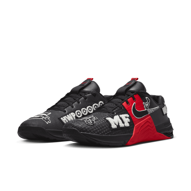Nike Metcon 8 MF Mat Fraser Black Red Angle 2