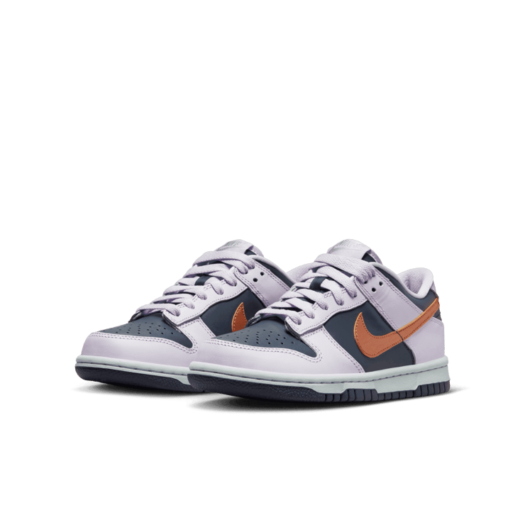 Nike Dunk Low SE Copper Swoosh (GS) Angle 2