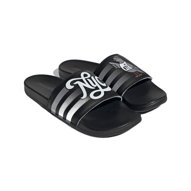 adidas Adilette Comfort Sandals Core Black Angle 0