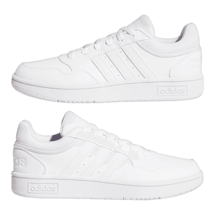 adidas Hoops 3.0 Low Classic Shoes Cloud White Angle 5