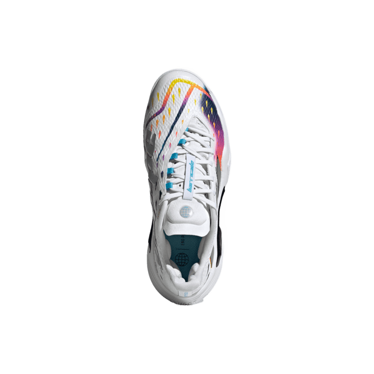 adidas Barricade Tennis Shoes Cloud White Angle 0