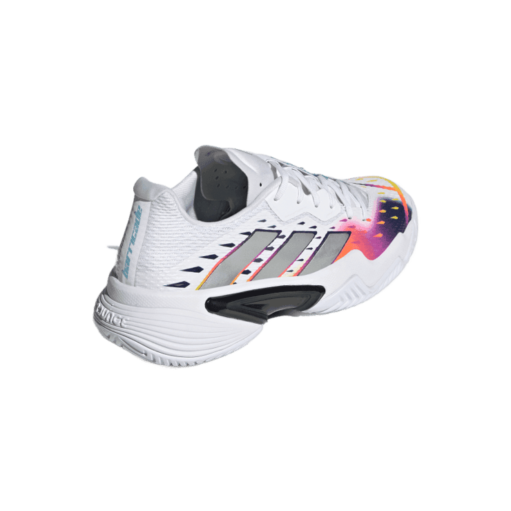 adidas Barricade Tennis Shoes Cloud White Angle 3