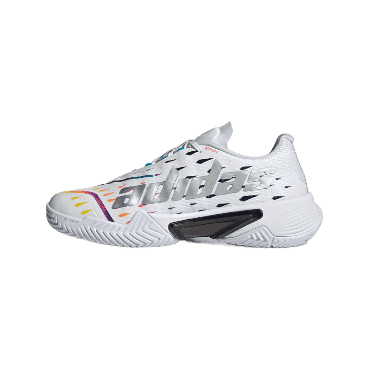 adidas Barricade Tennis Shoes Cloud White Angle 4