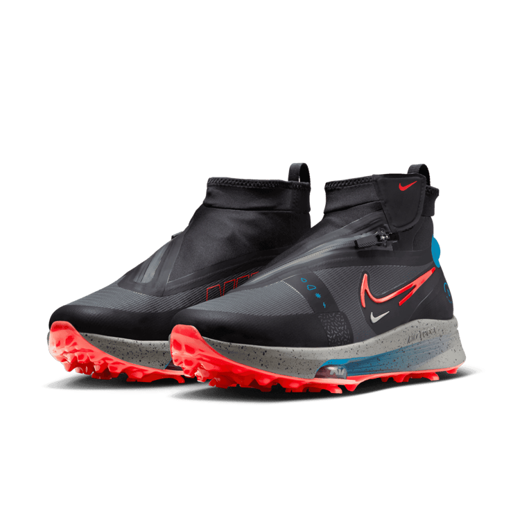 Nike Air Zoom Infinity Tour 2 Shield Weatherized Golf Shoes (Wide) Angle 2