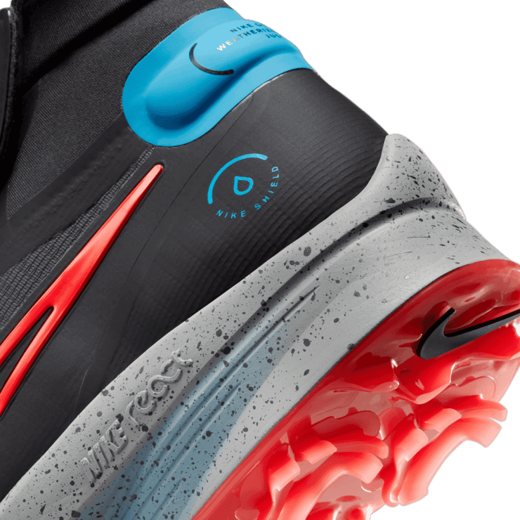 Nike Air Zoom Infinity Tour 2 Shield Weatherized Golf Shoes (Wide) Angle 6