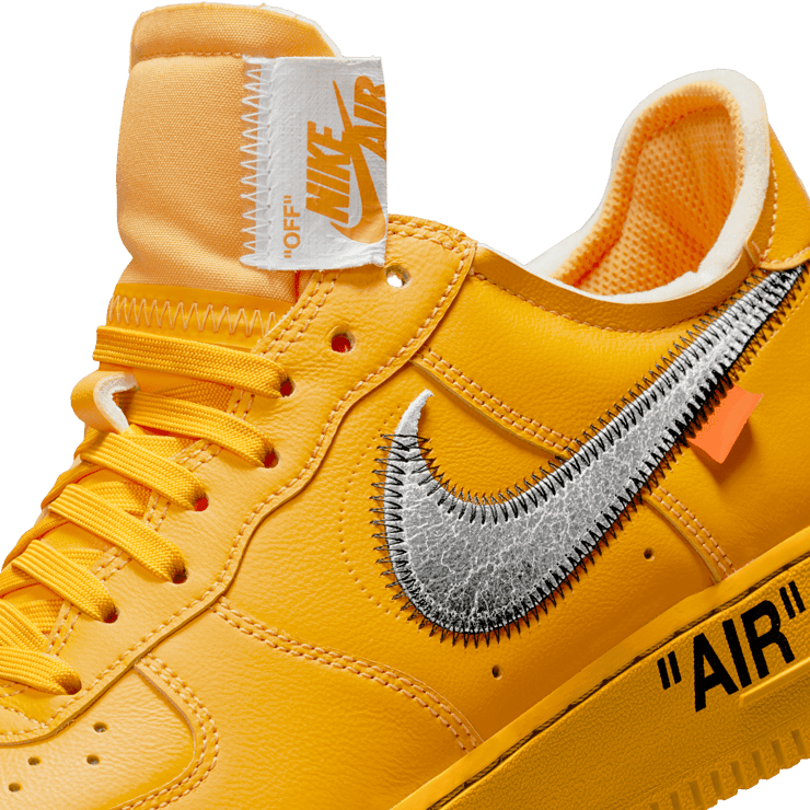 Air force 1 off white yellow deals