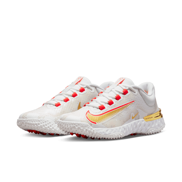 Nike Alpha Huarache Elite 4 Turf Baseball Shoes Angle 2
