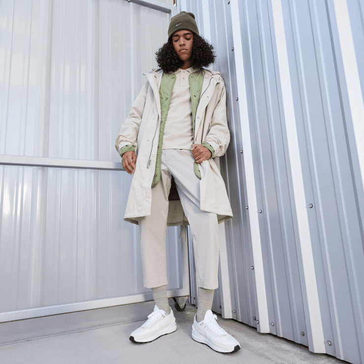 Nike Waffle One Leather Shoes Angle 0