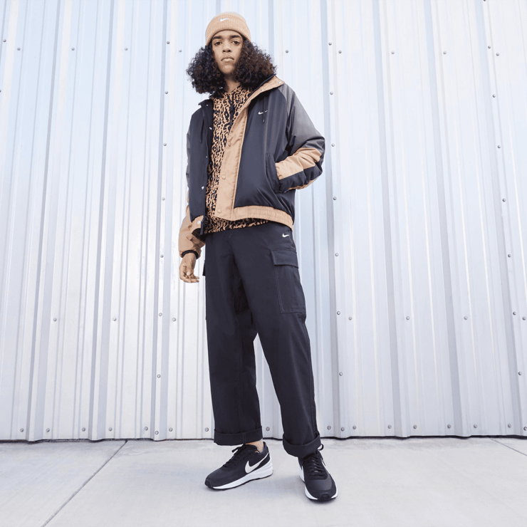 Nike Waffle One Leather Shoes Angle 0