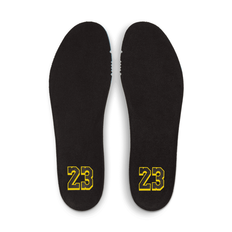 Nike LeBron 18 "White/Black/Gold" Basketball Shoes Angle 6