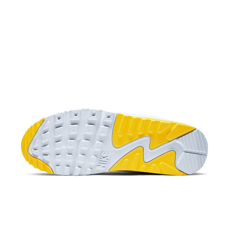 Air Max 90 Undefeated White Optic Yellow Angle 0